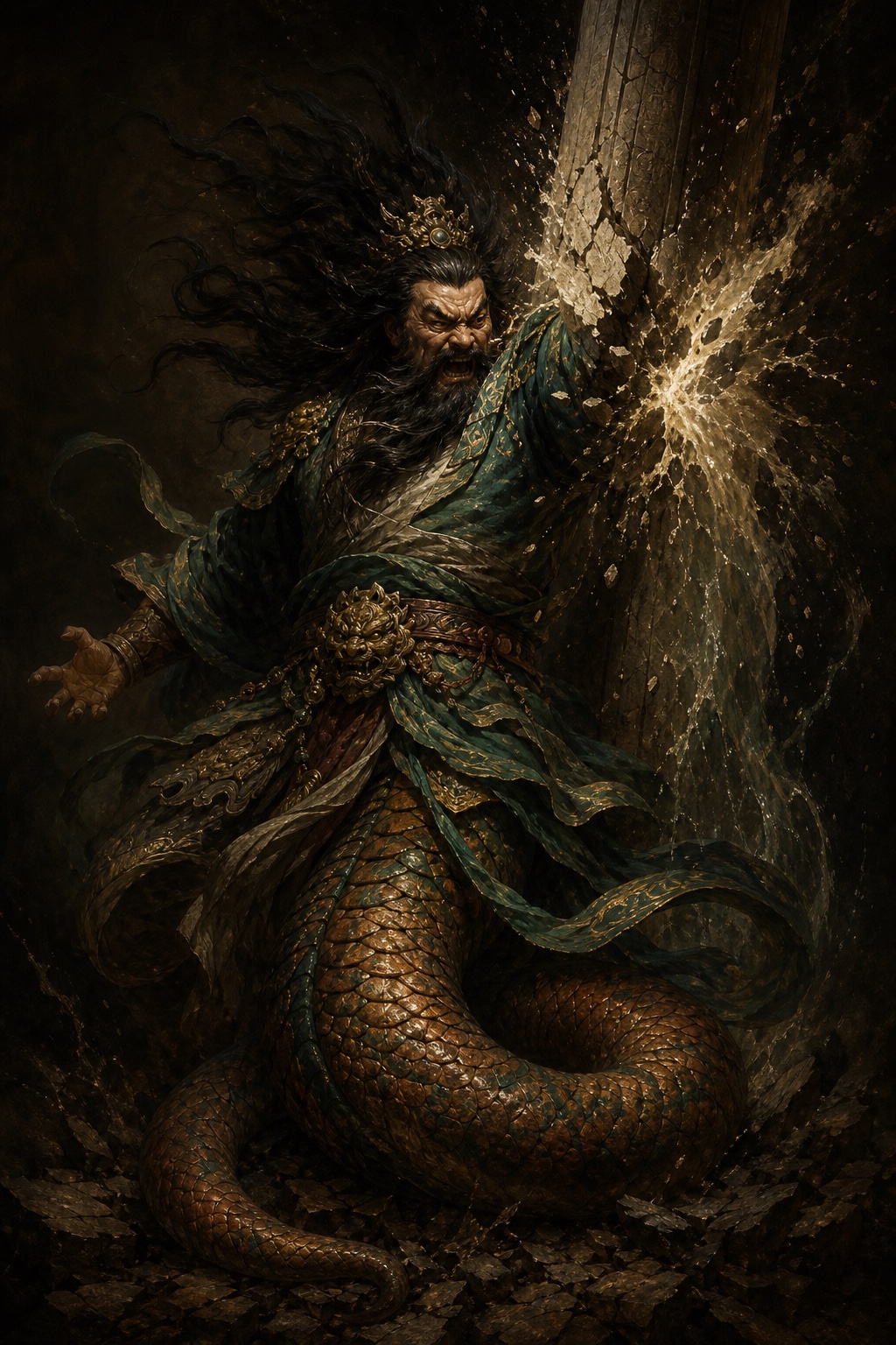 Depiction of Gong Gong