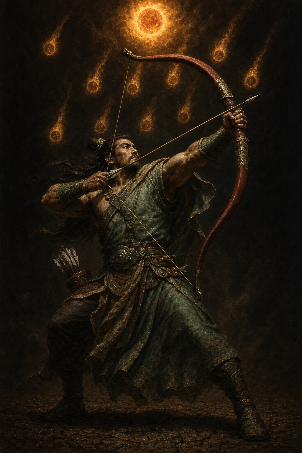 Depiction of Hou Yi