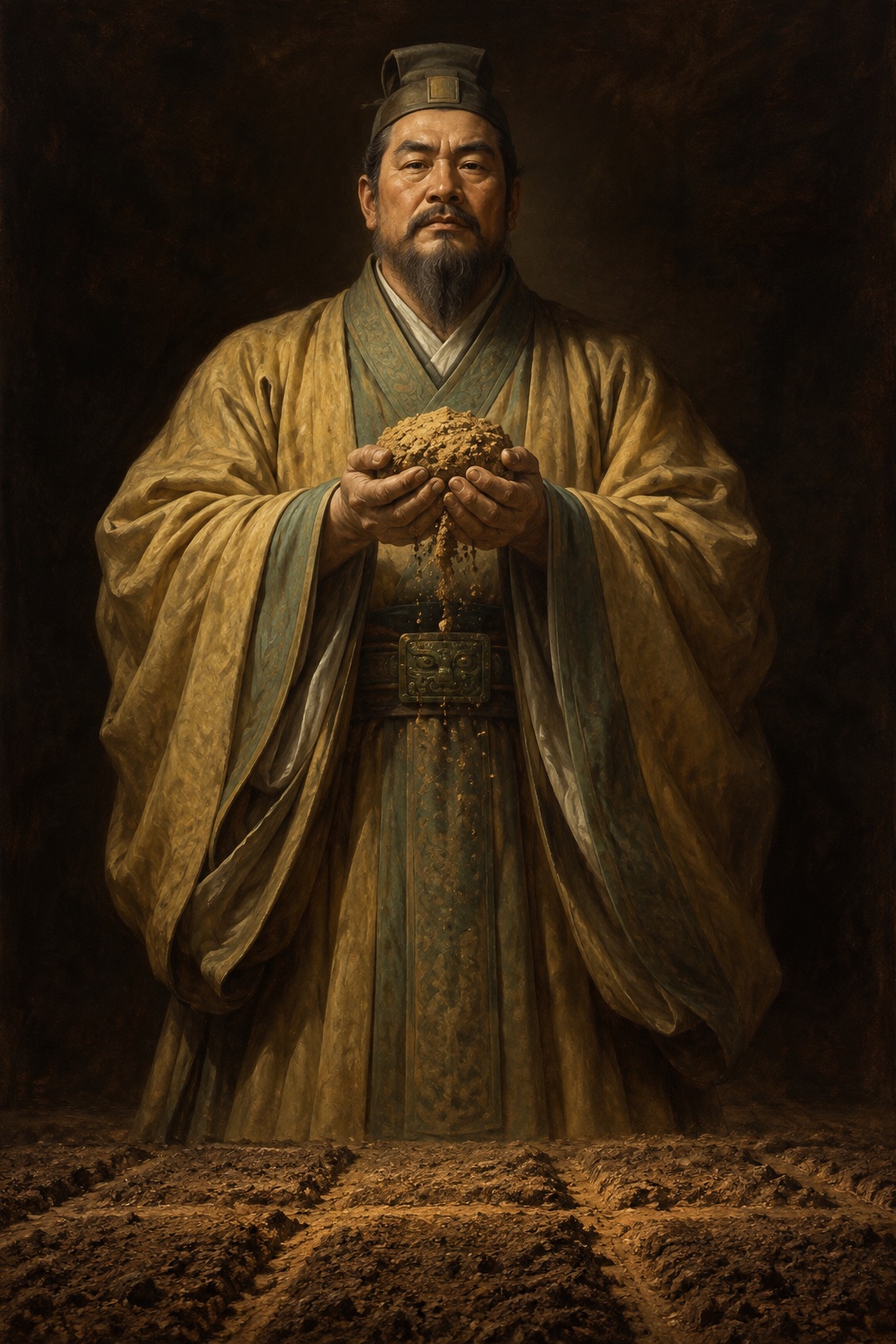 Depiction of Houtu