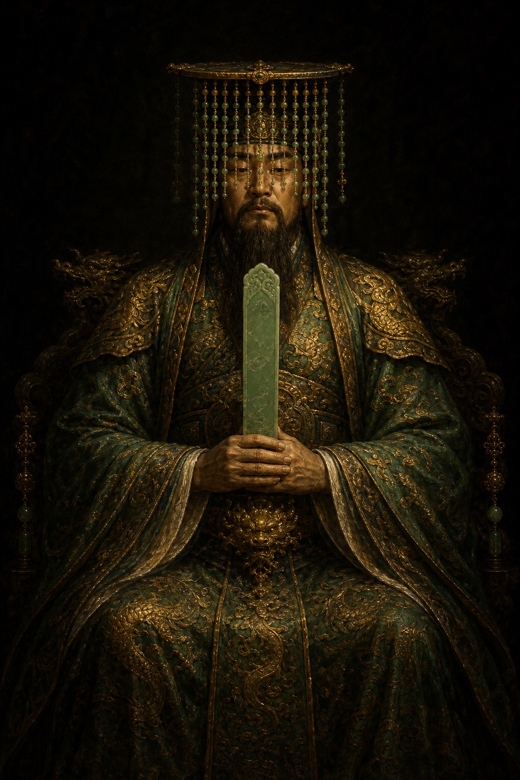 Depiction of The Jade Emperor