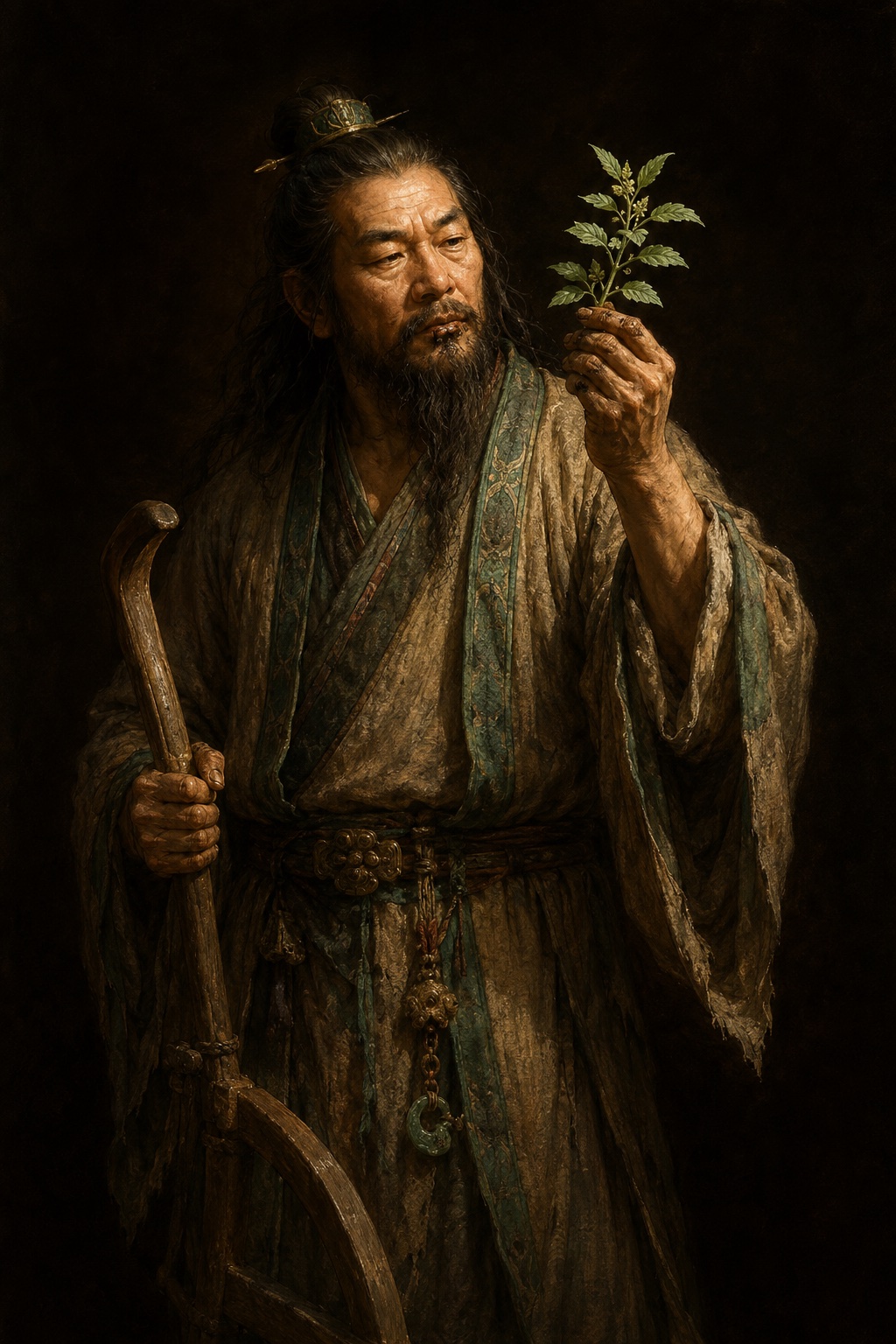 Depiction of Shennong