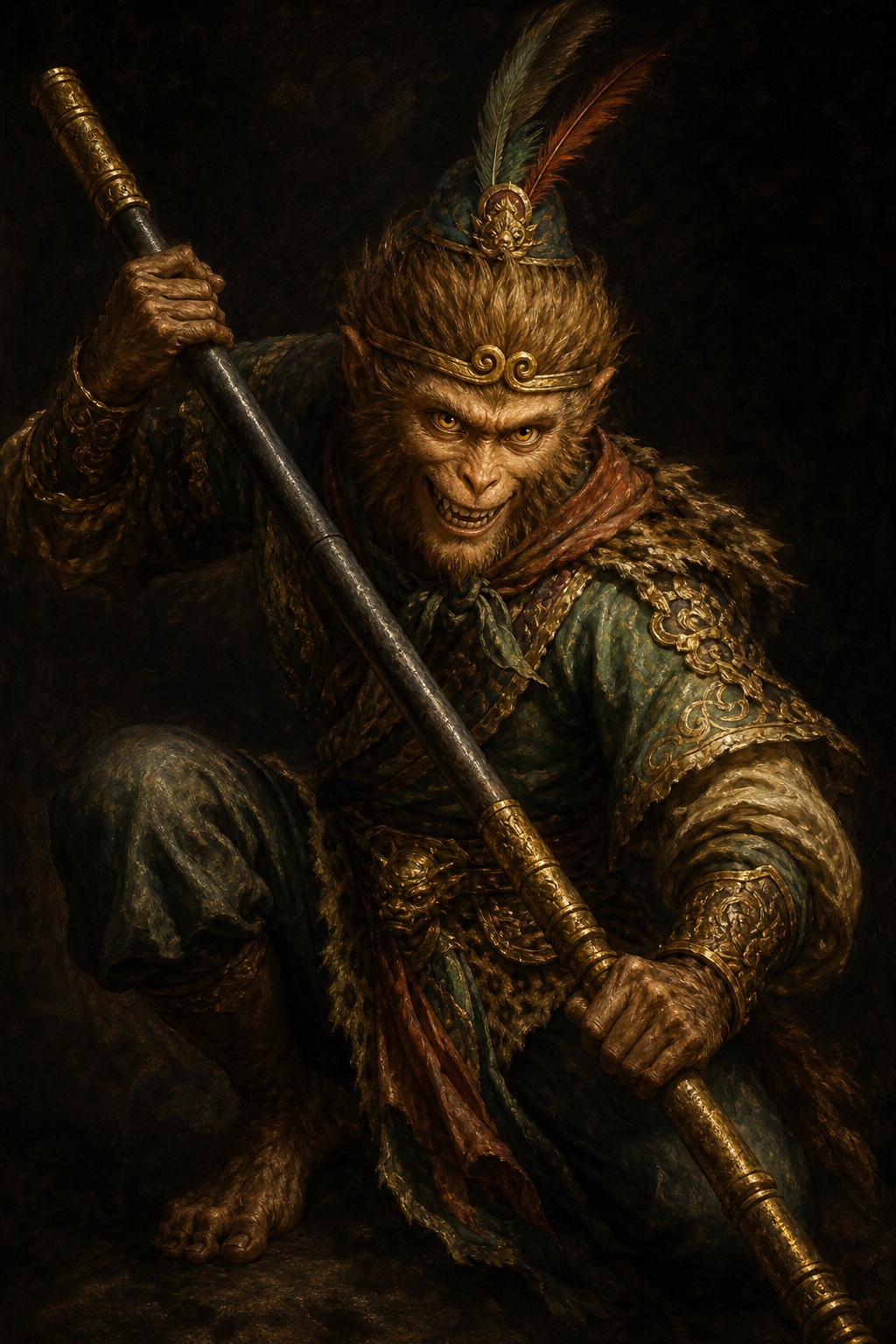 Depiction of Sun Wukong