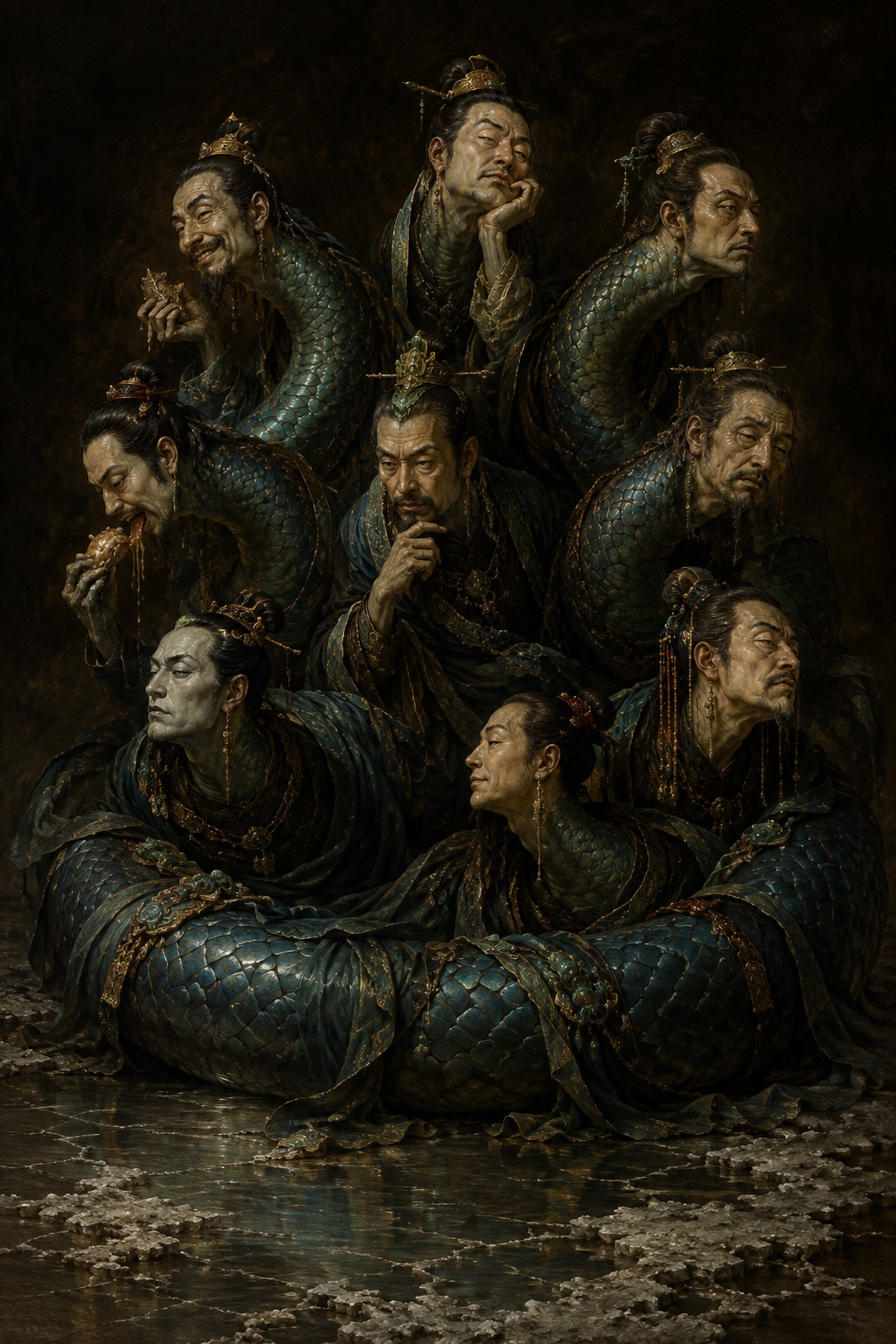 Depiction of Xiangliu