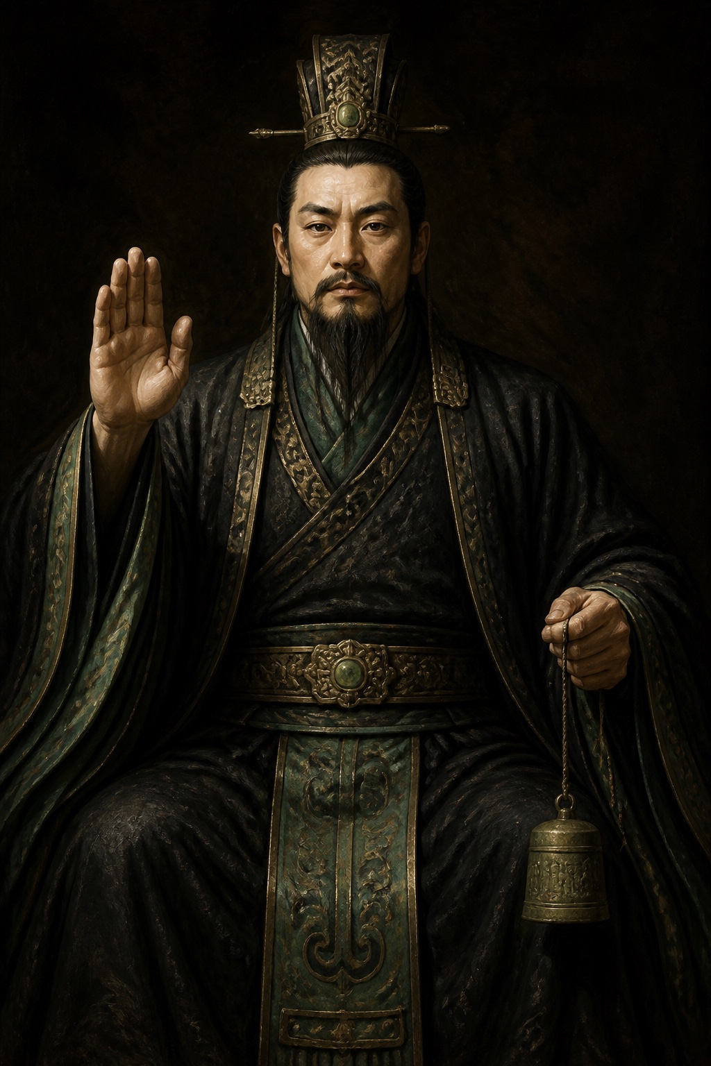 Depiction of Zhuanxu