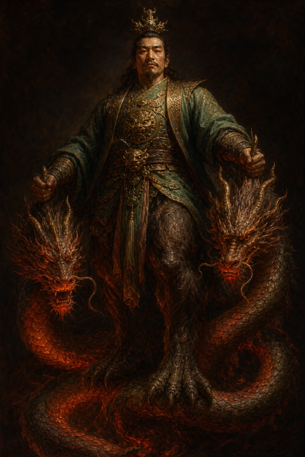 Depiction of Zhurong