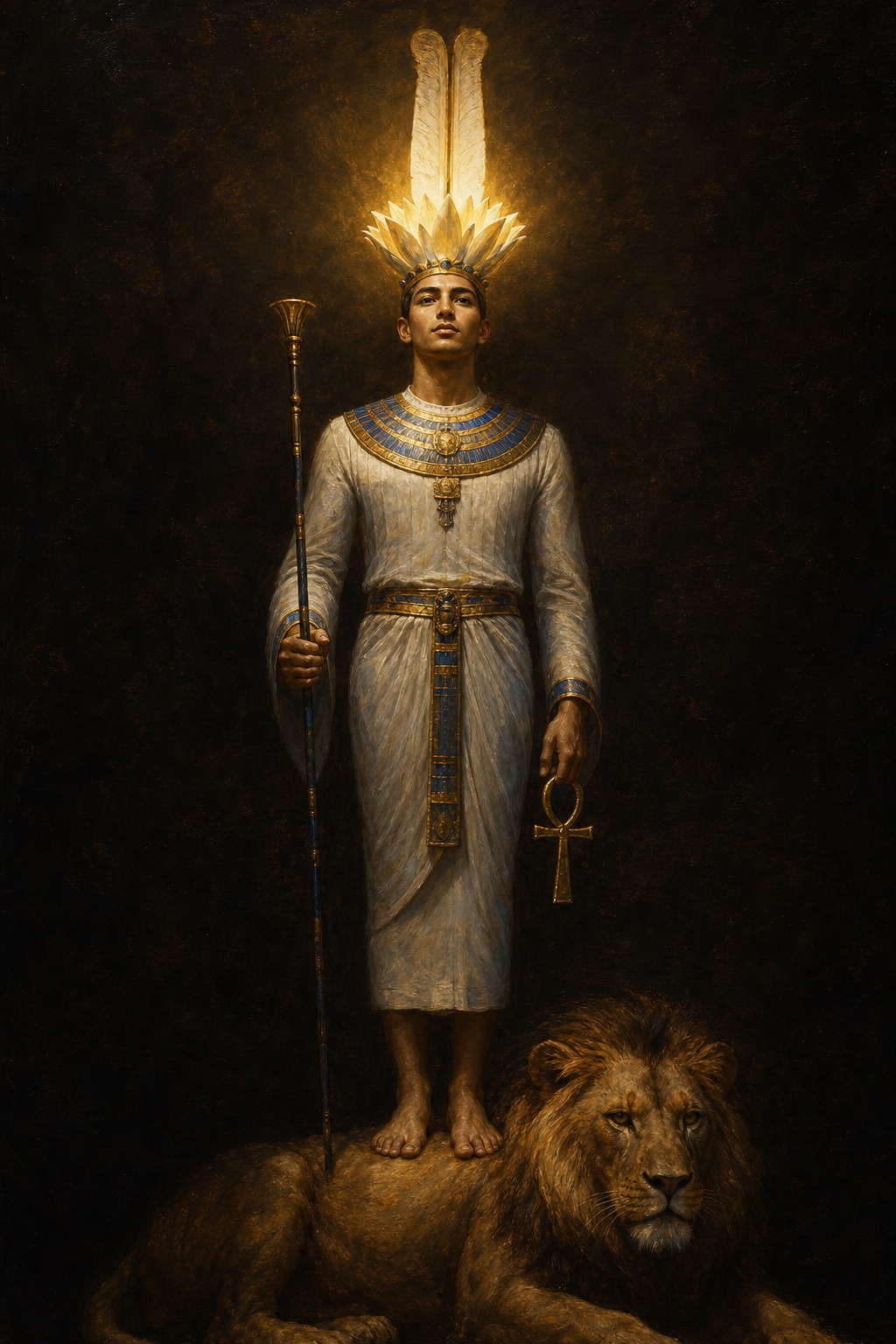 Depiction of Nefertum