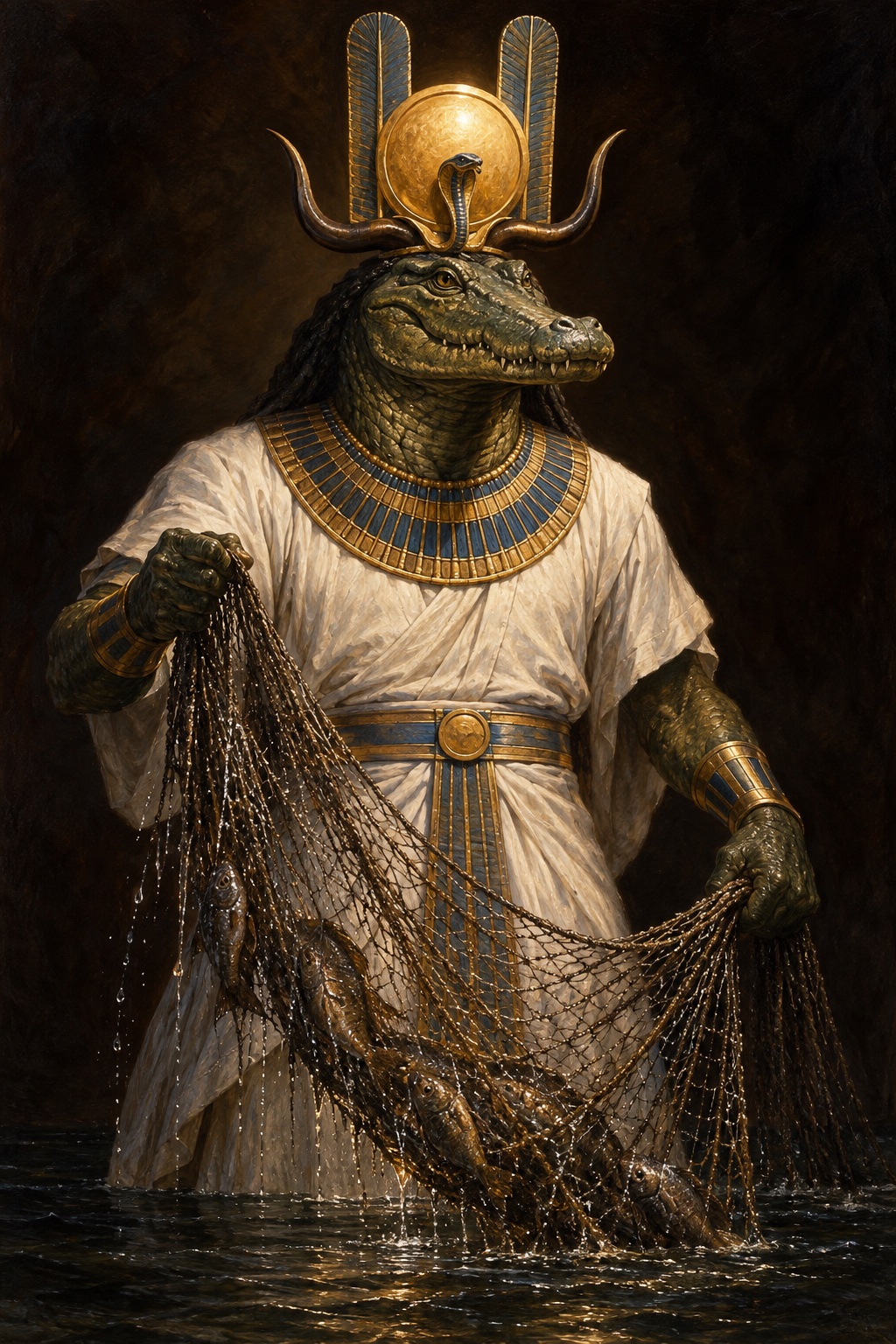 Depiction of Sobek