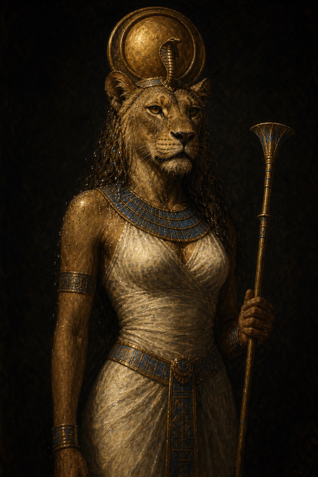 Depiction of Tefnut