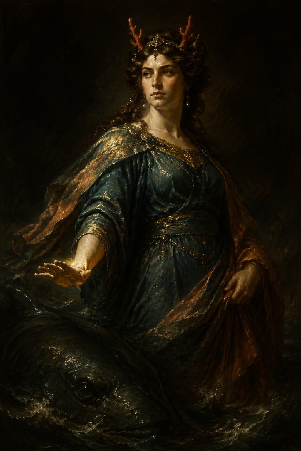 Depiction of Amphitrite