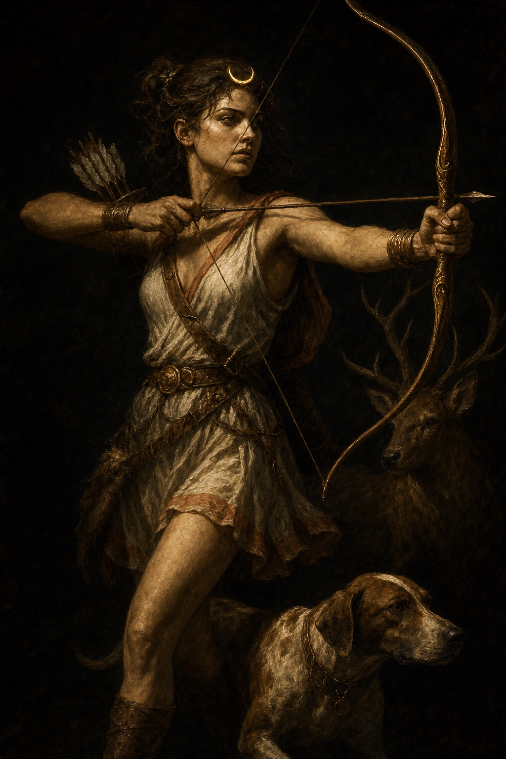 Depiction of Artemis