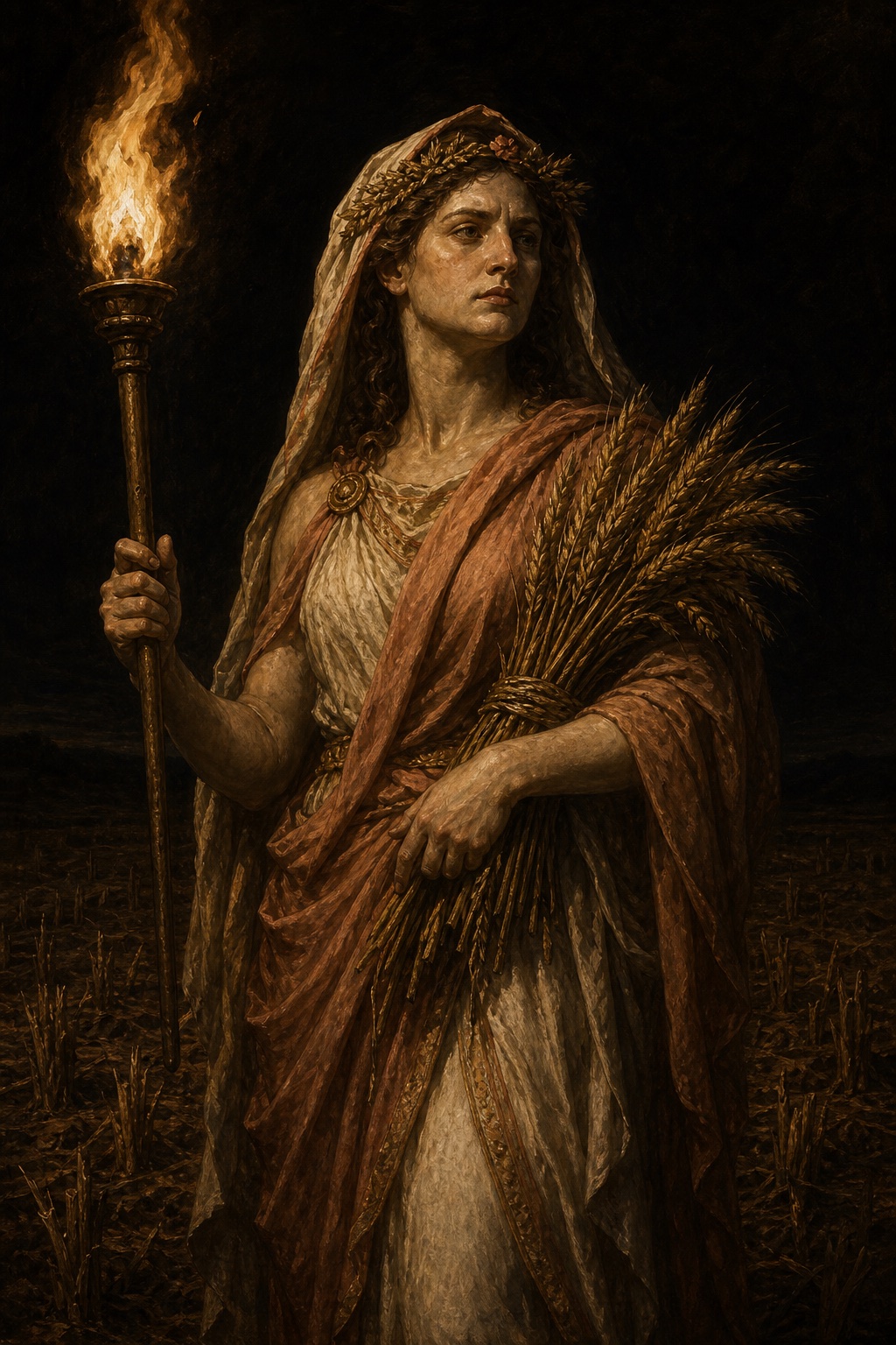 Depiction of Demeter