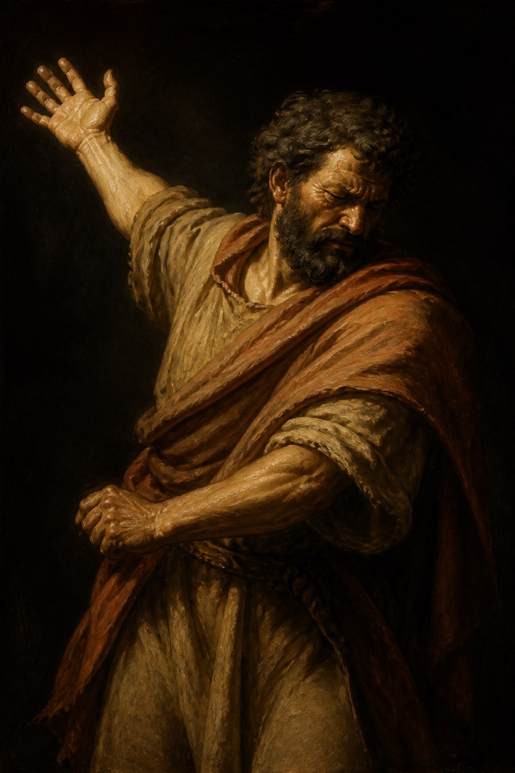 Depiction of Deucalion