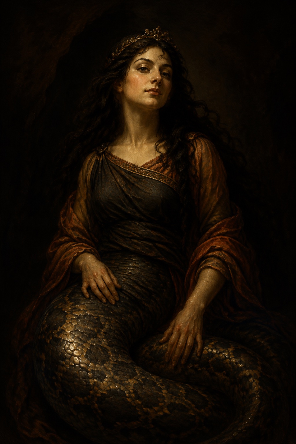 Depiction of Echidna