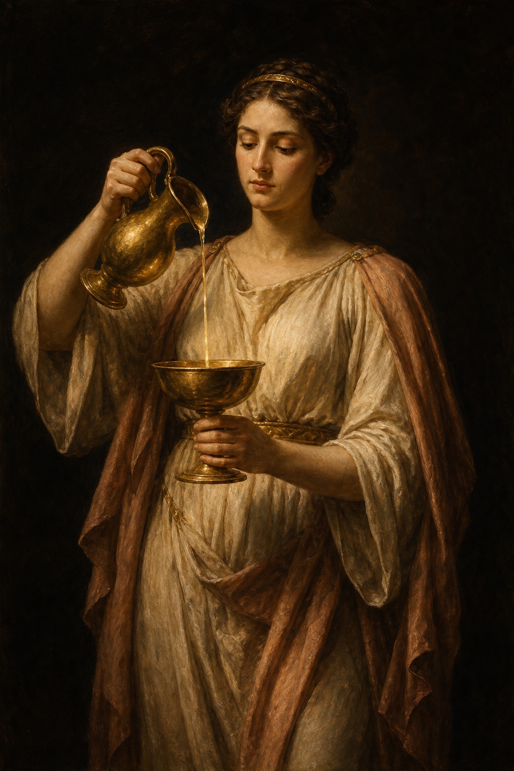 Depiction of Hebe