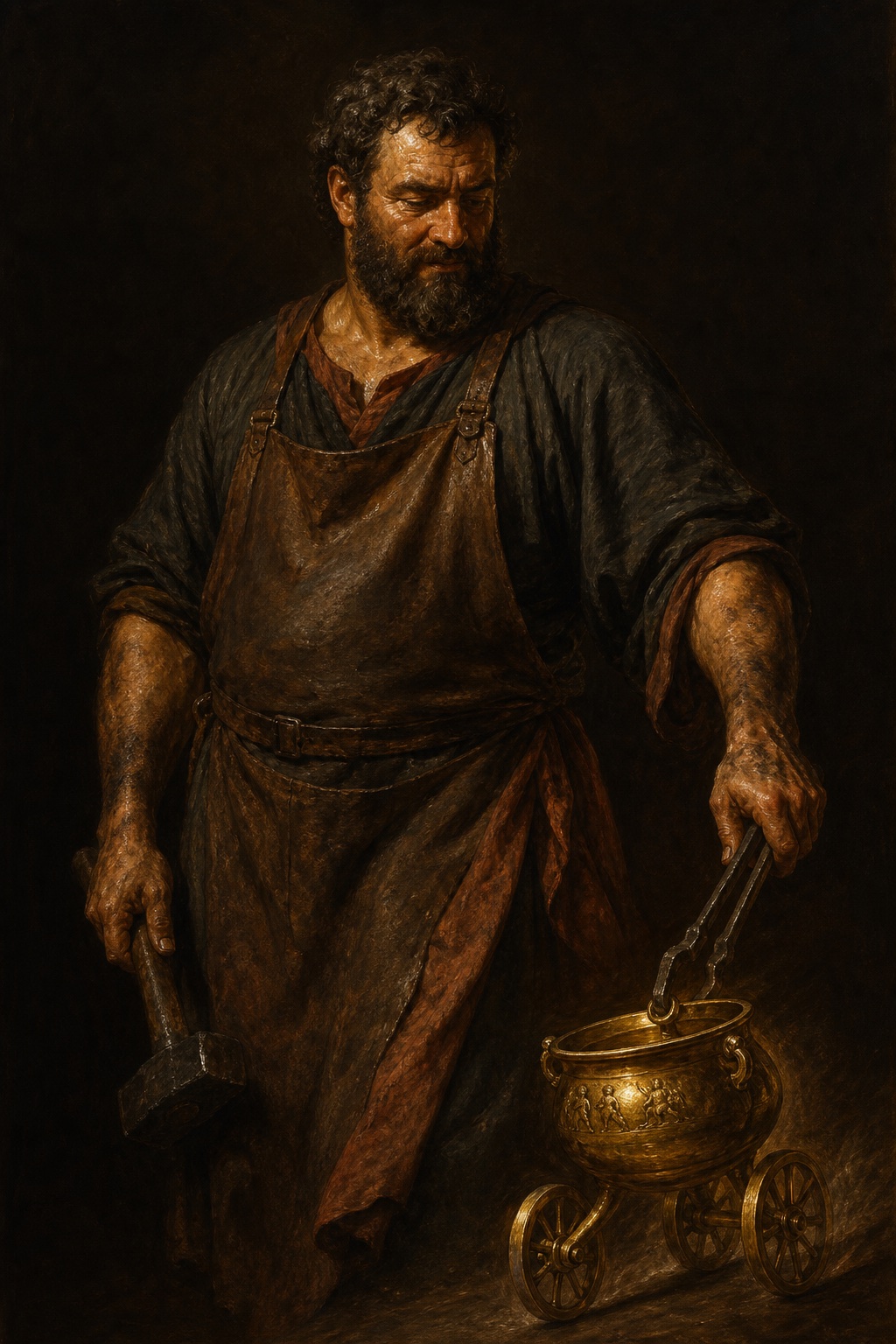 Depiction of Hephaestus