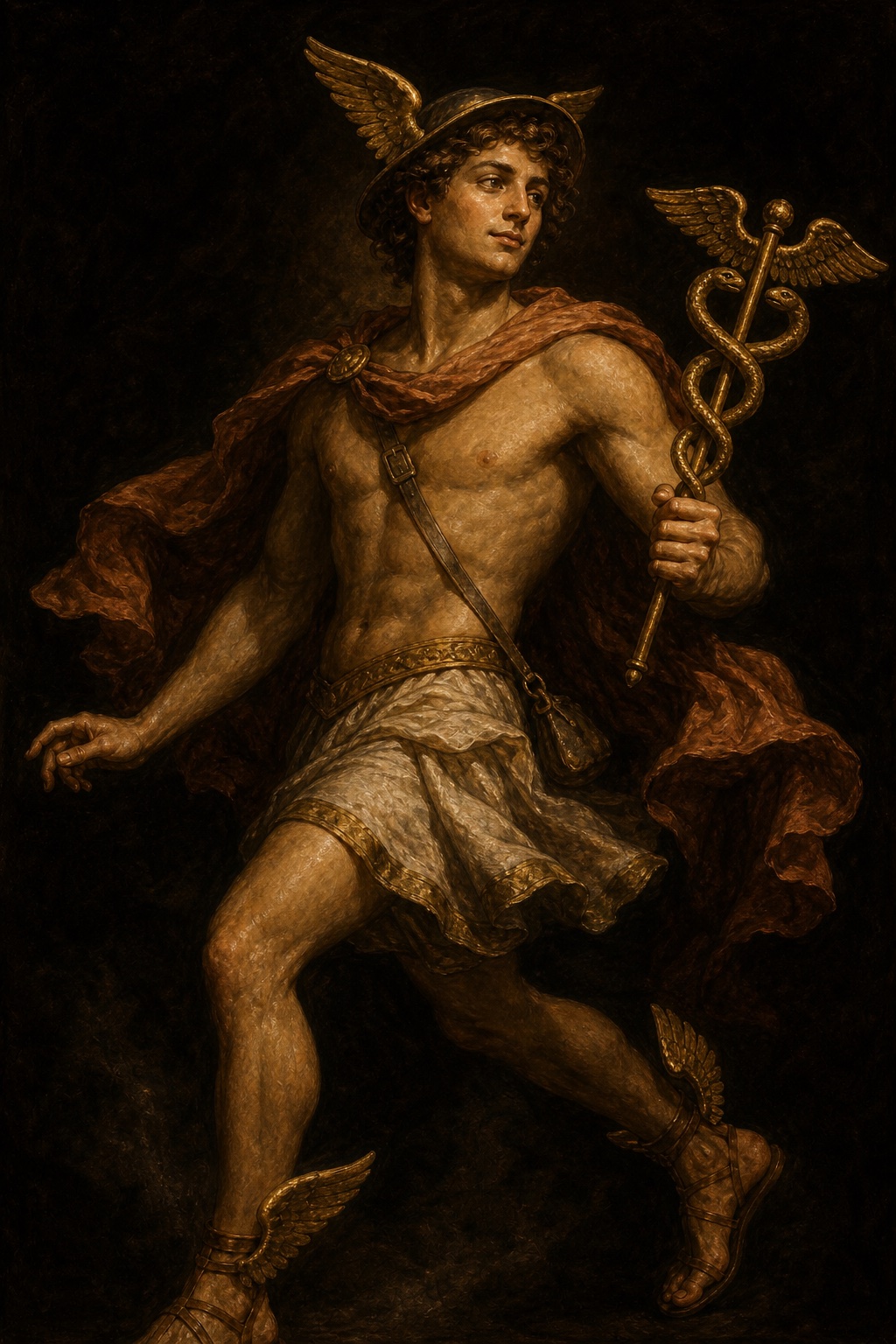 Depiction of Hermes