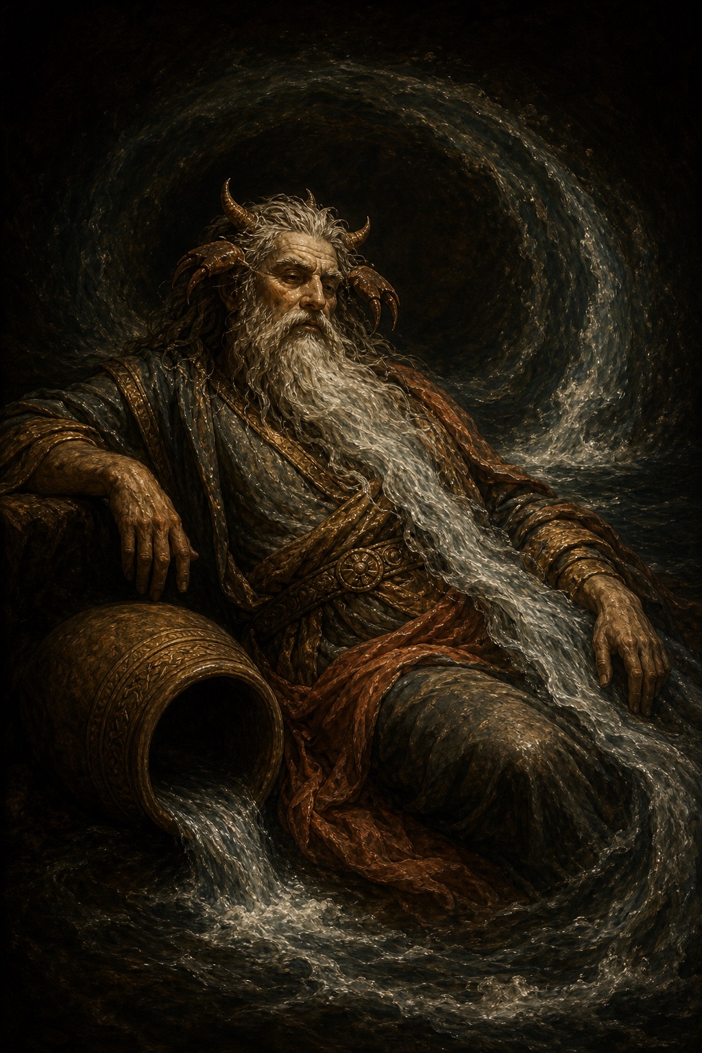 Depiction of Oceanus