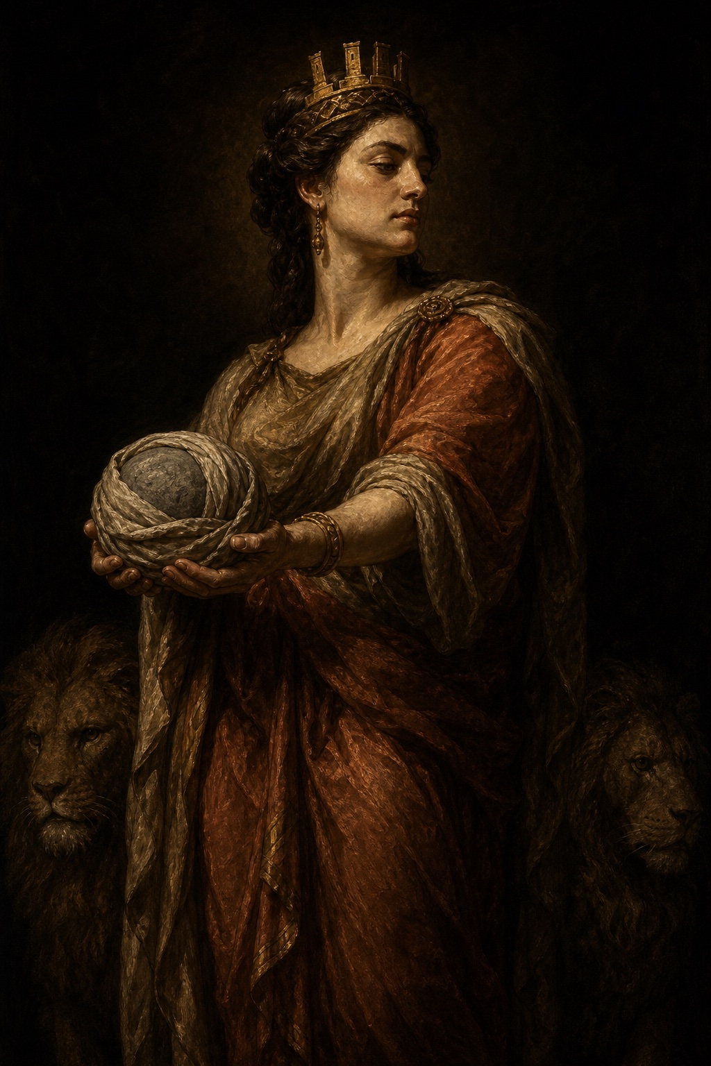 Depiction of Rhea