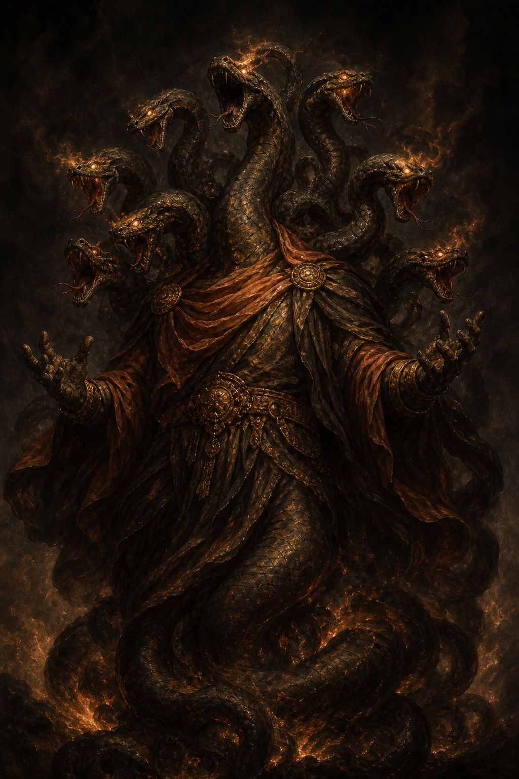 Depiction of Typhon