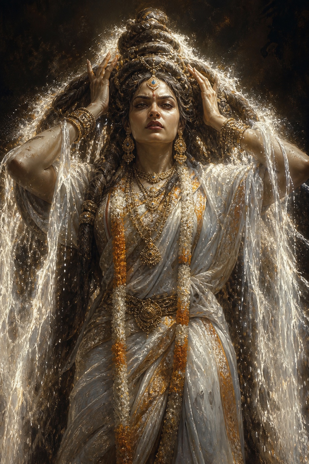 Depiction of Ganga