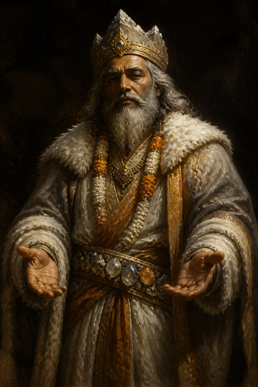 Depiction of Himavat