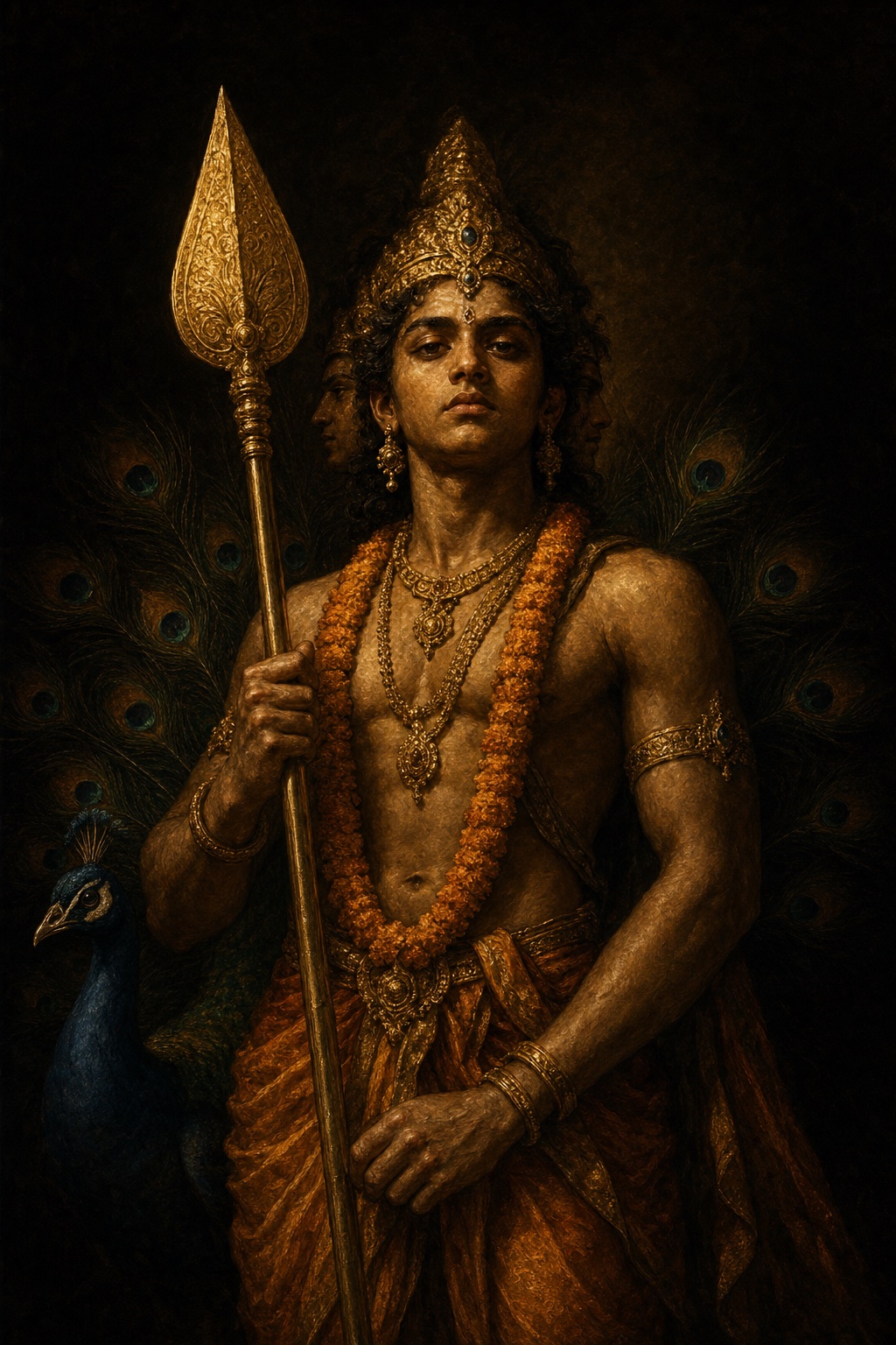 Depiction of Kartikeya