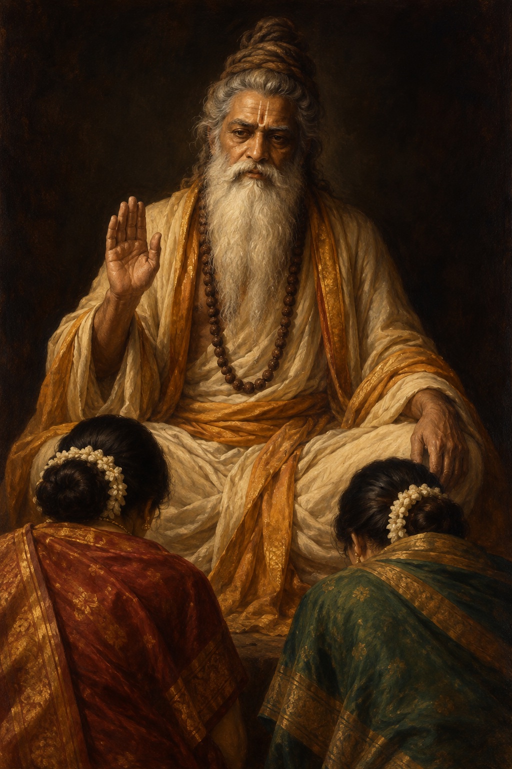 Depiction of Kashyapa