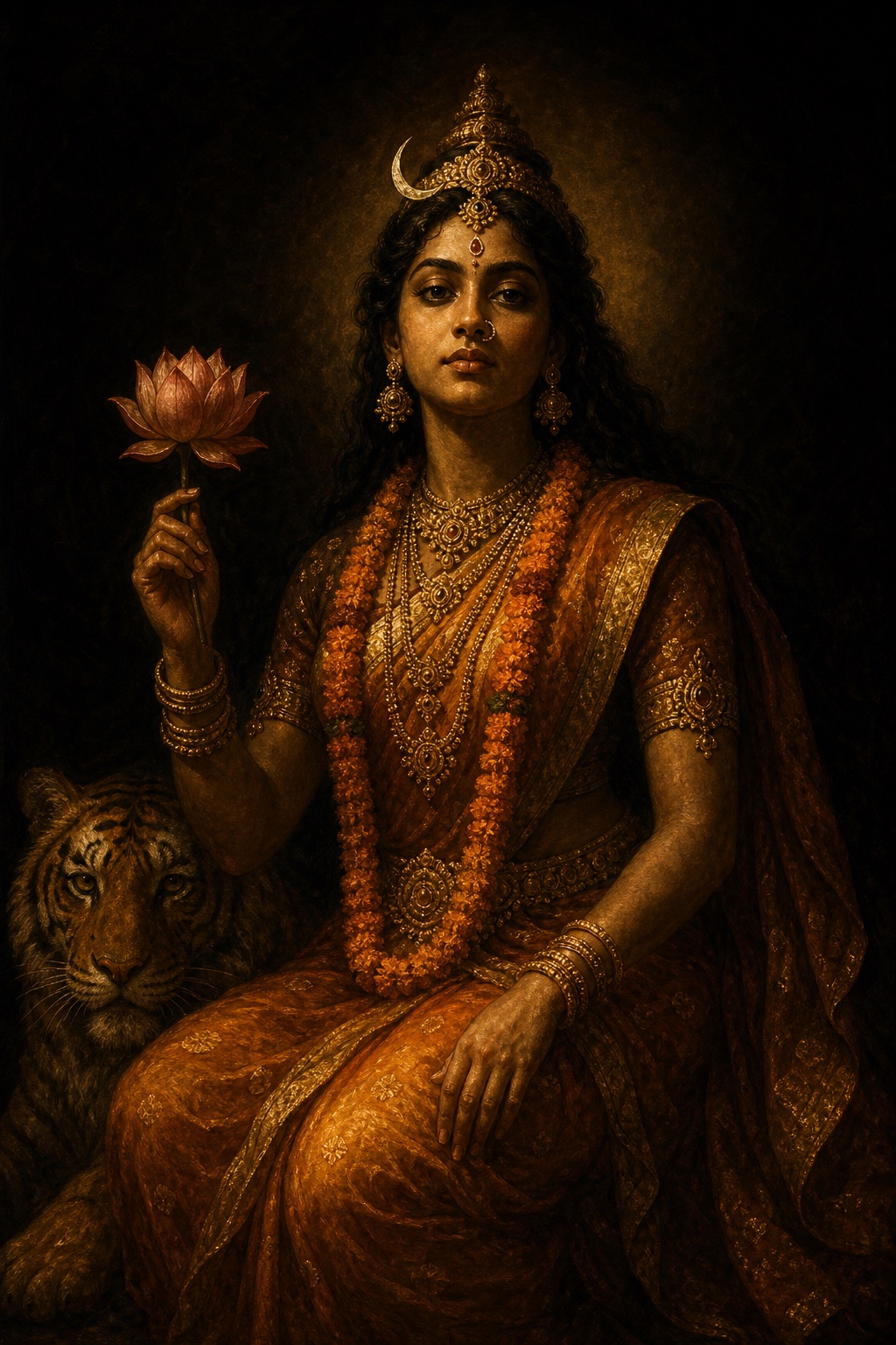 Depiction of Parvati