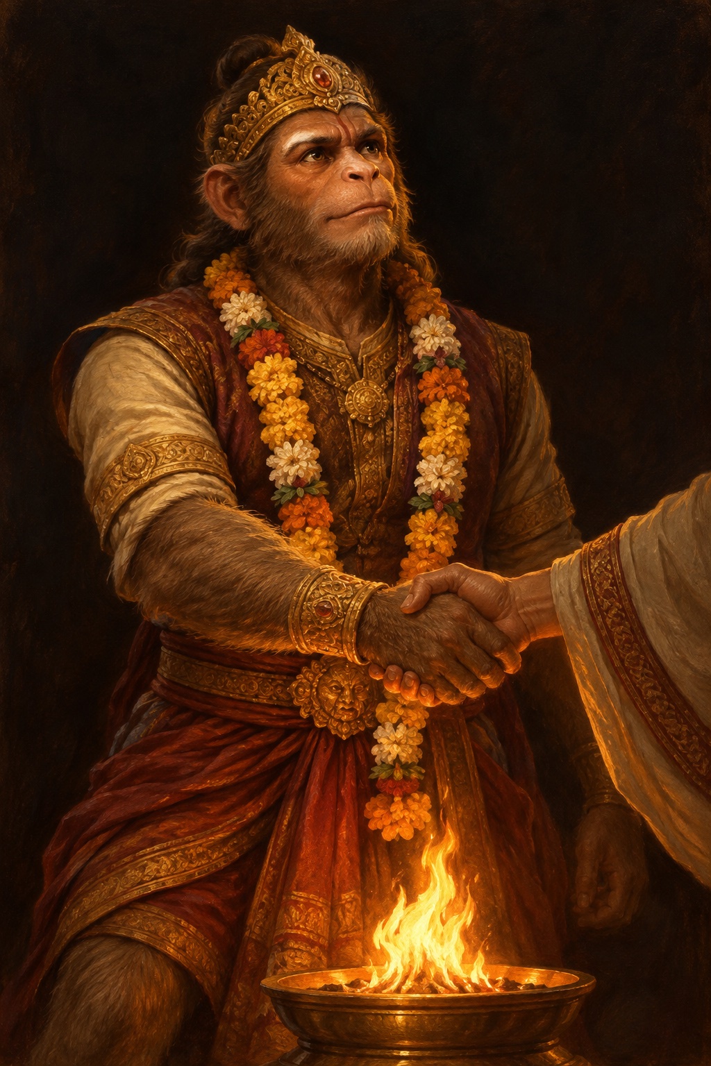 Depiction of Sugriva