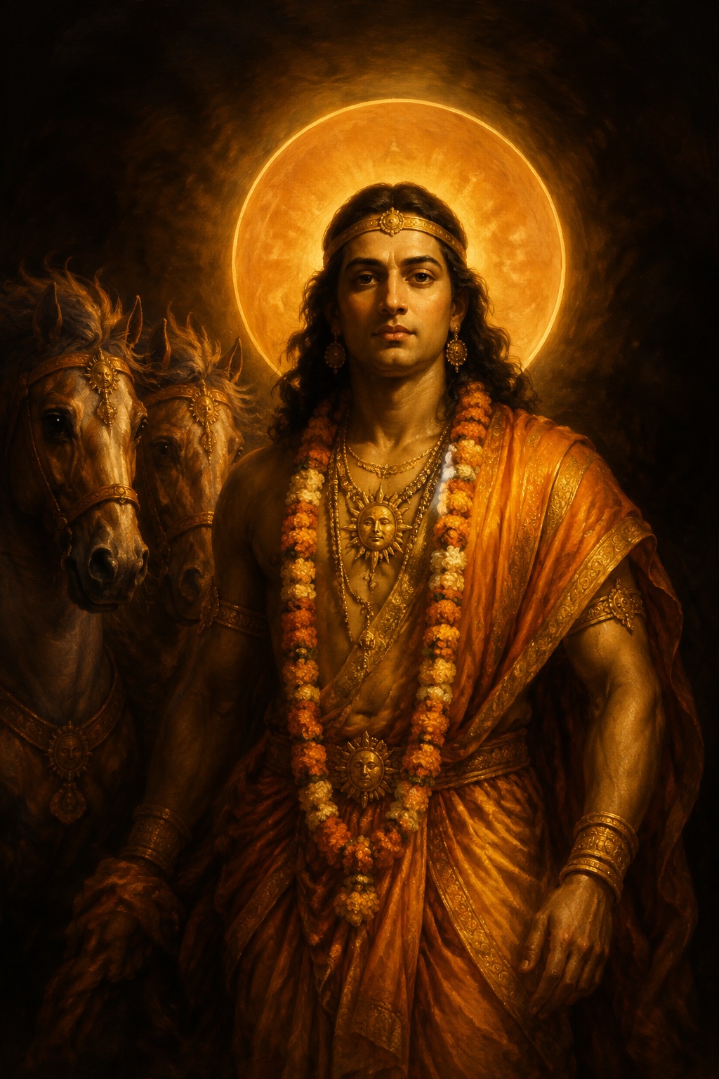 Depiction of Surya