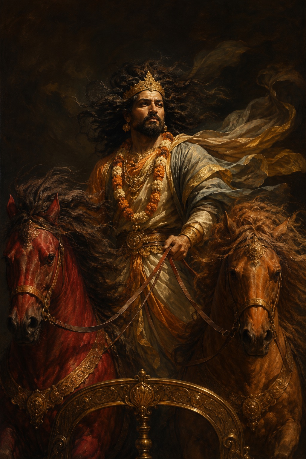 Depiction of Vayu