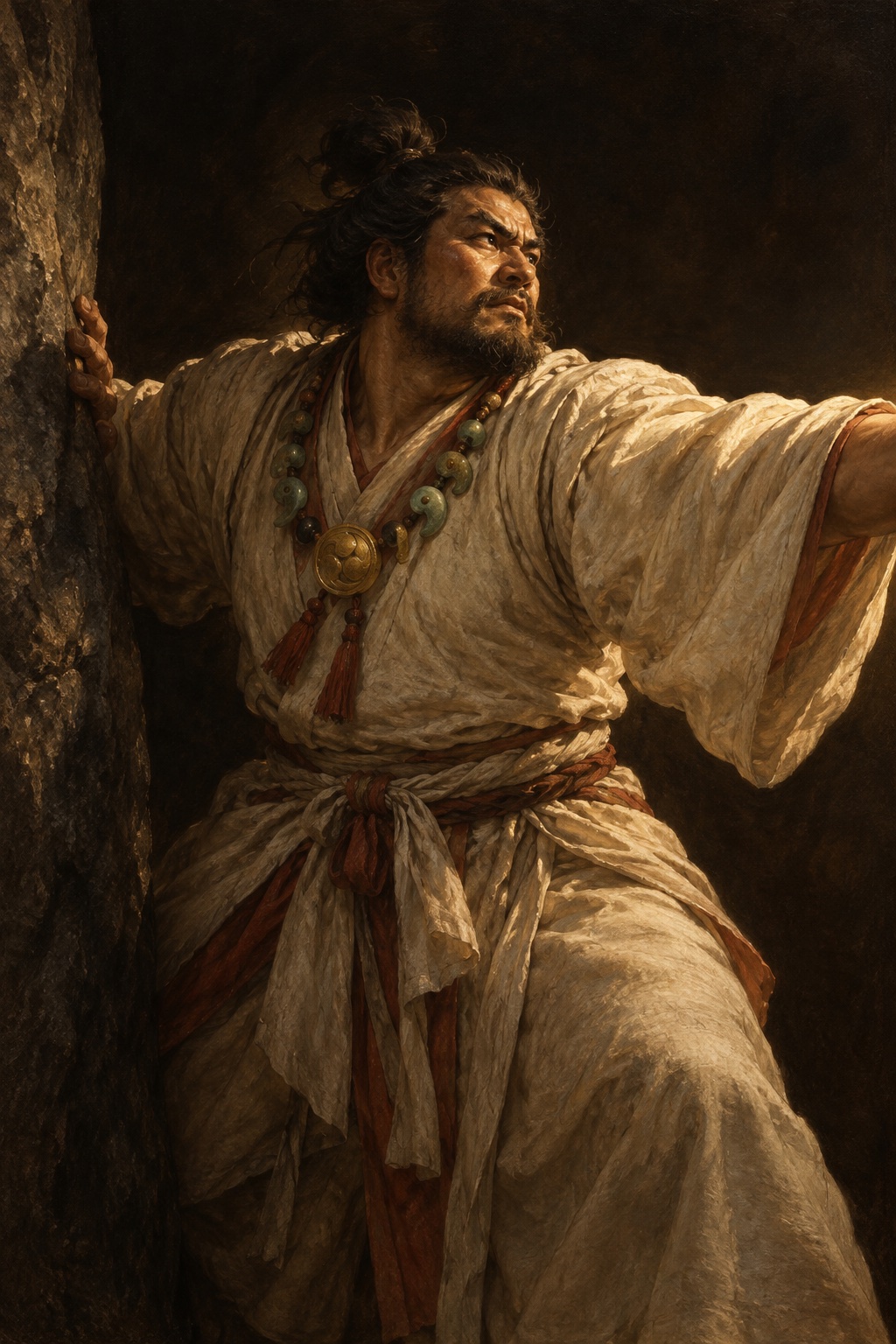 Depiction of Ame-no-Tajikarao