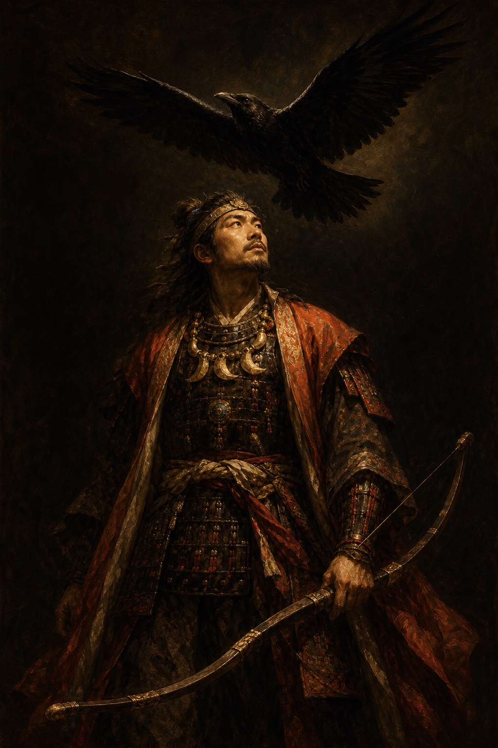 Depiction of Jimmu