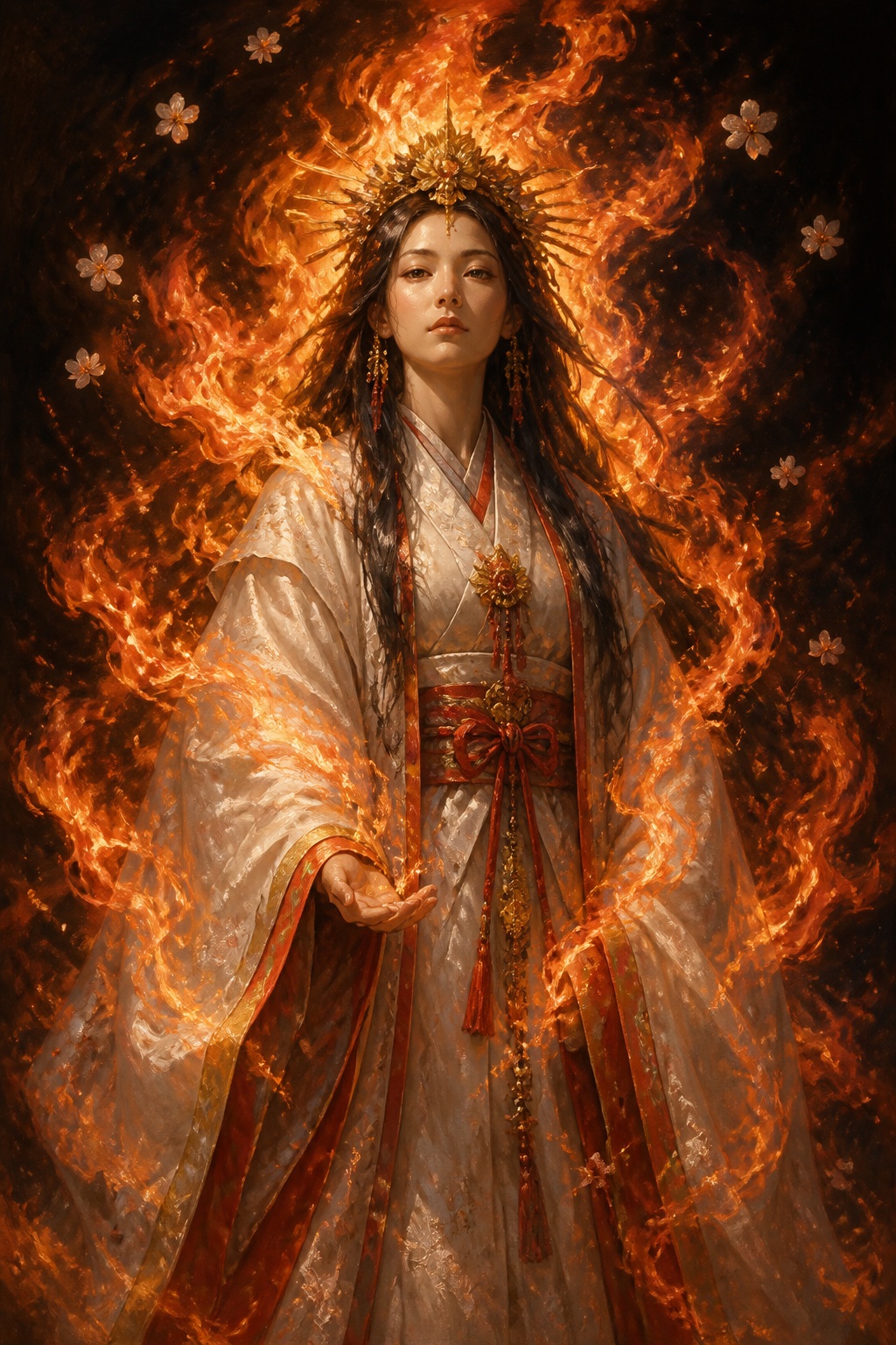 Depiction of Ko-no-hana-no-Sakuya-hime