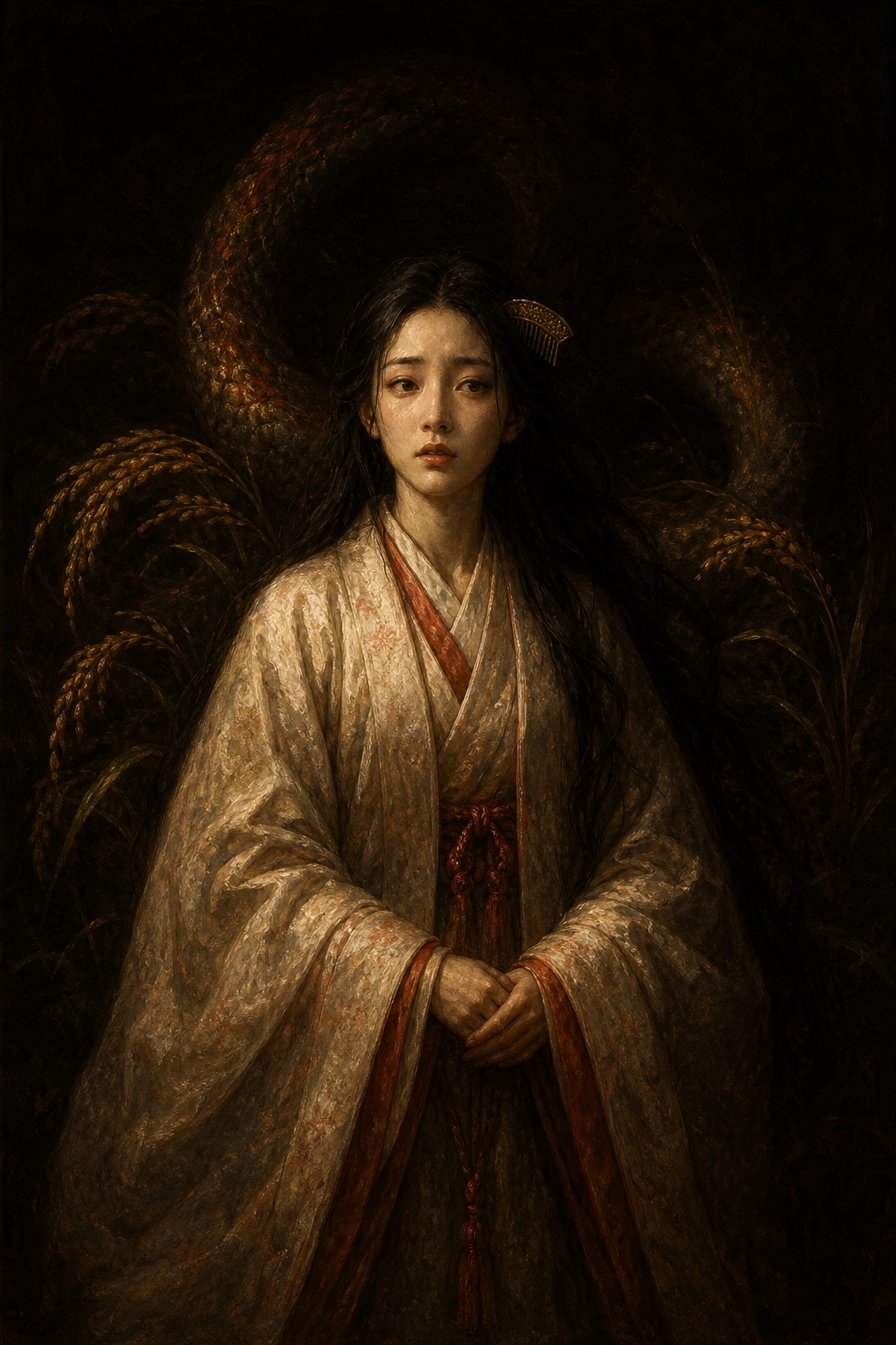 Depiction of Kushinada-hime