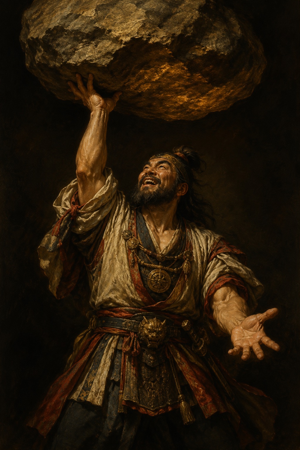 Depiction of Takeminakata