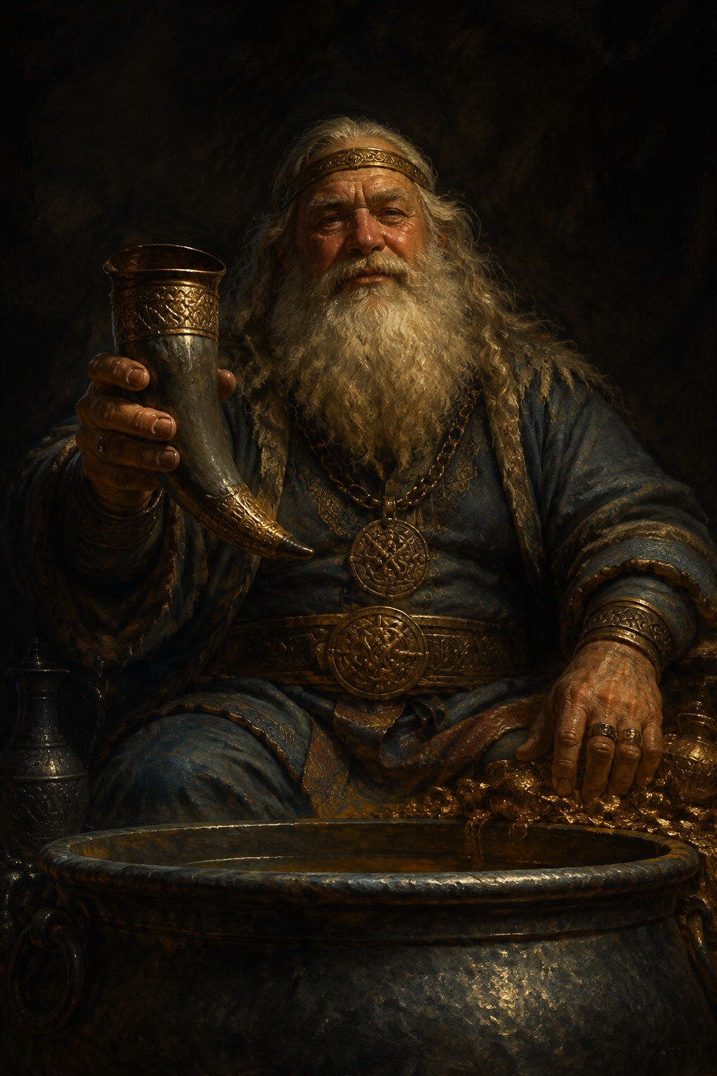 Depiction of Ægir