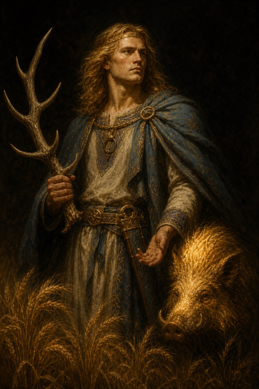 Depiction of Freyr