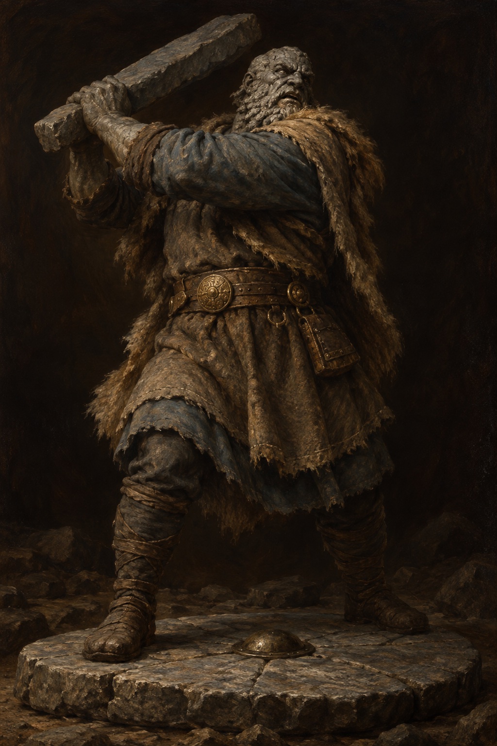 Depiction of Hrungnir