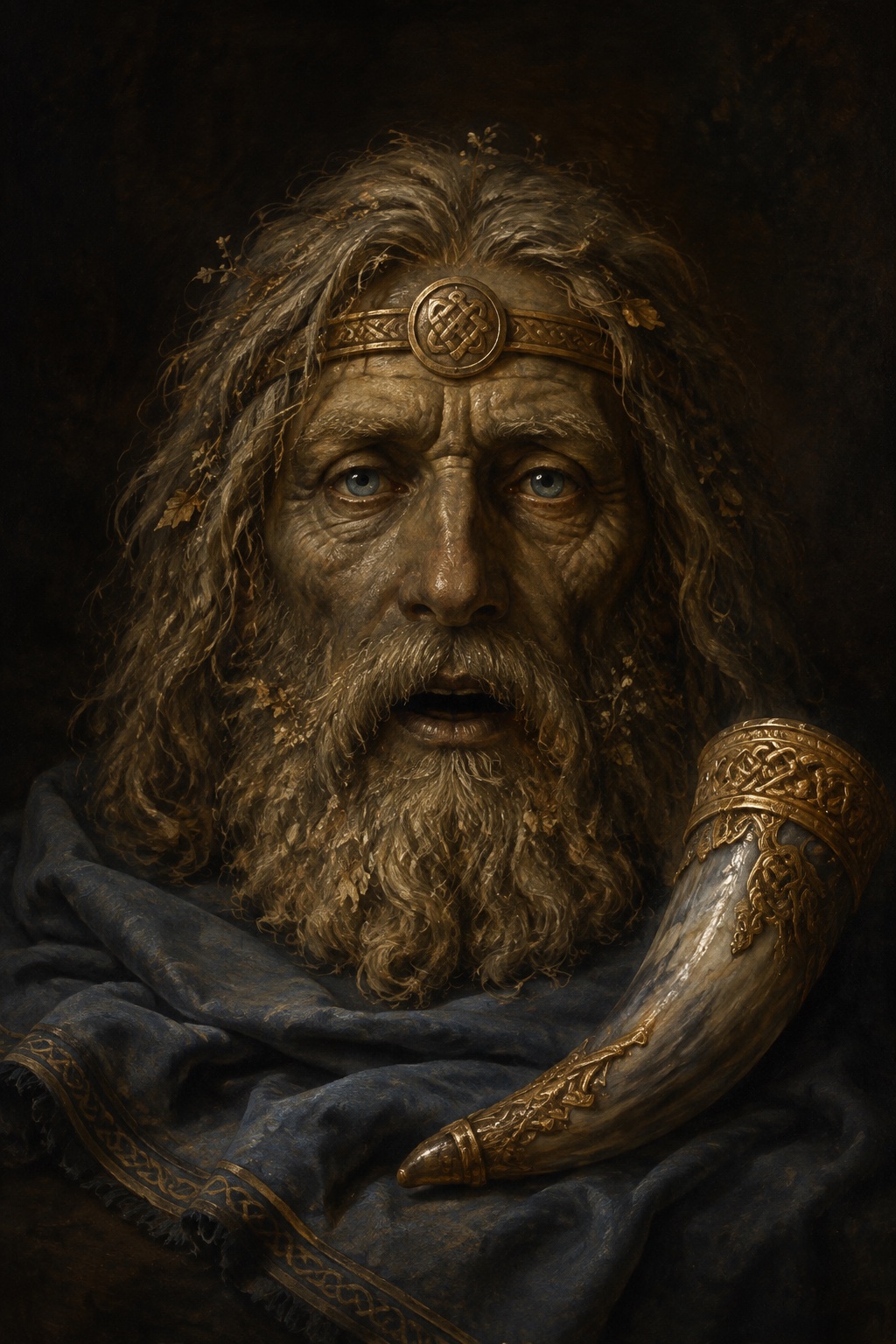 Depiction of Mímir