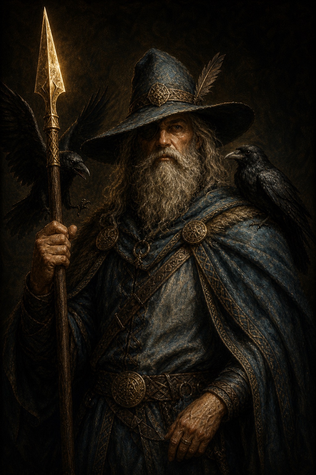 Depiction of Odin
