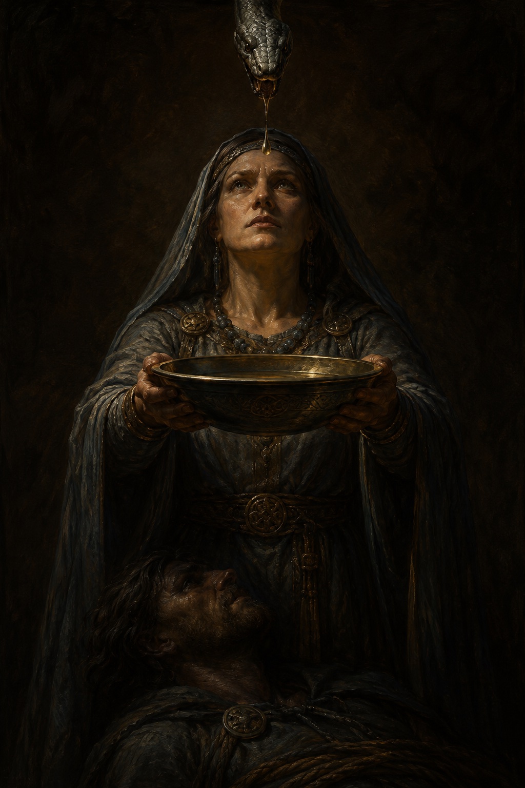 Depiction of Sigyn