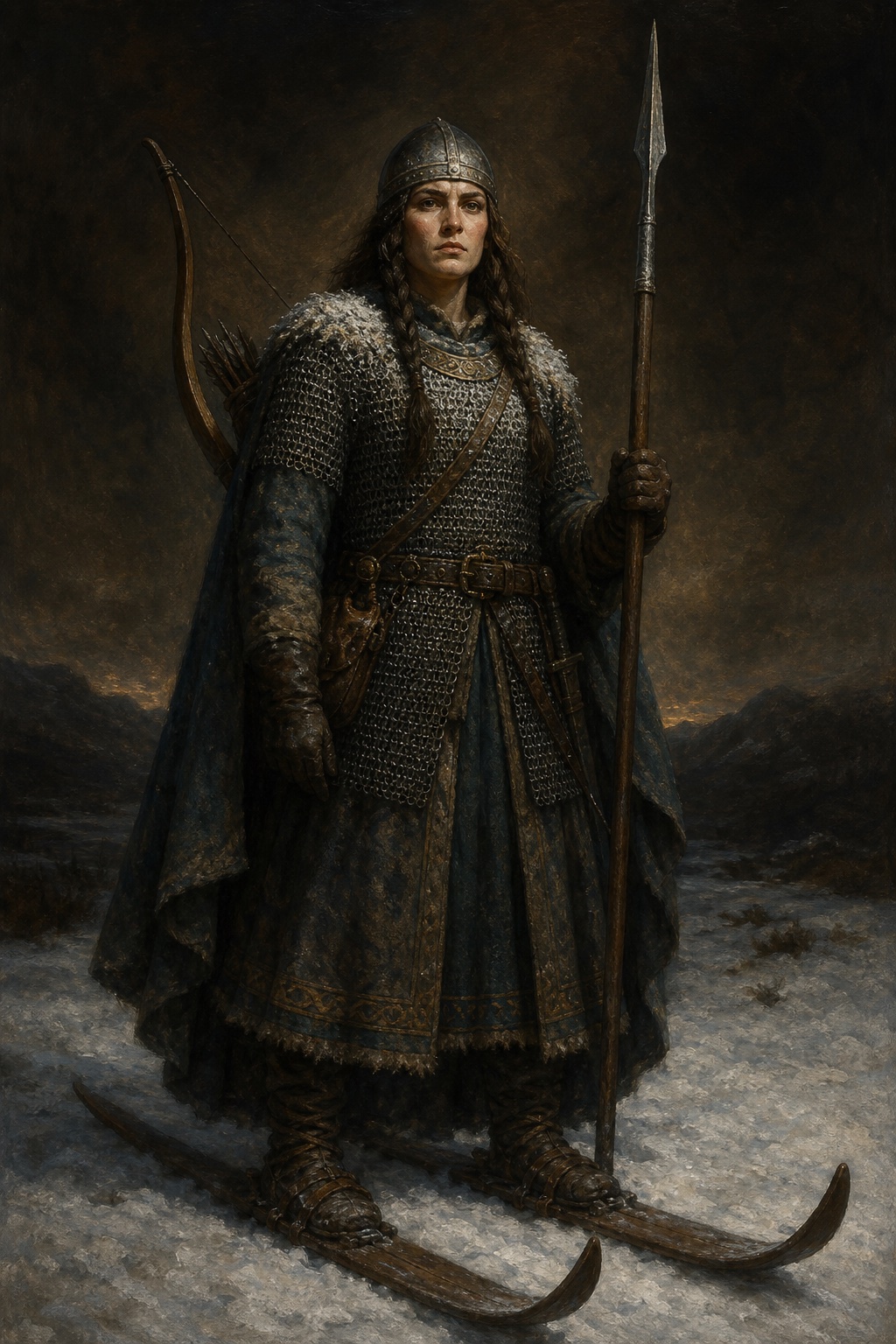 Depiction of Skaði
