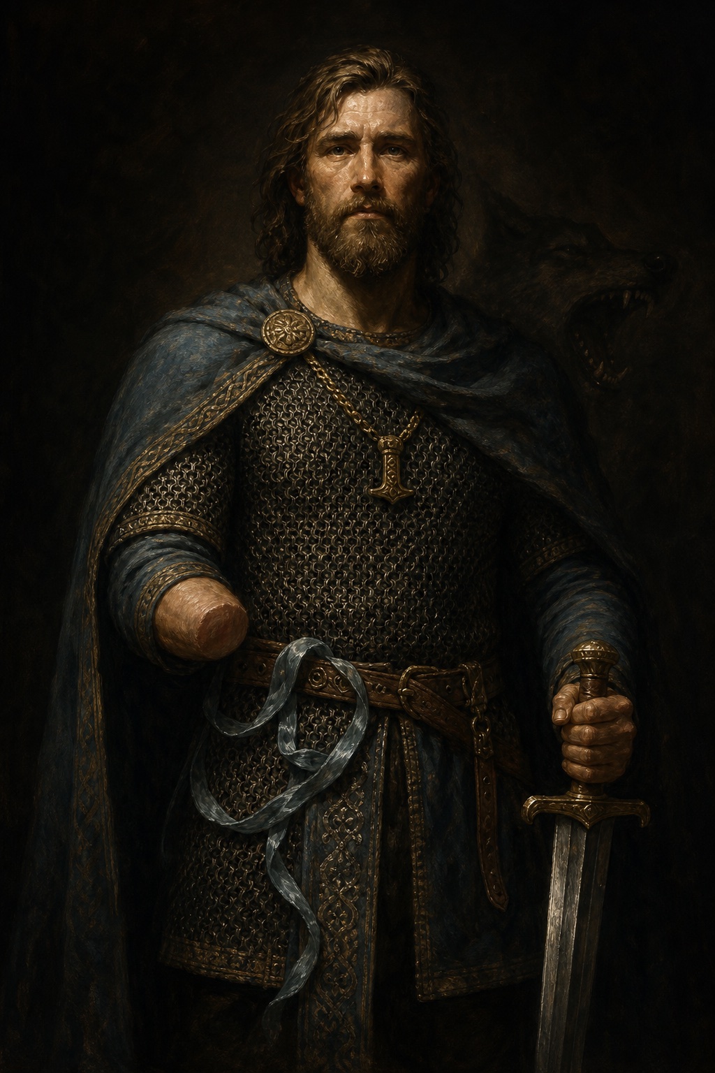 Depiction of Týr